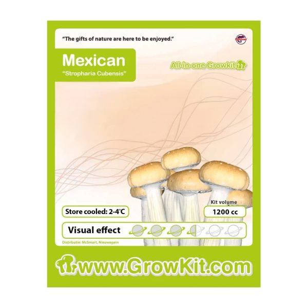 growkit mexican grzyby etykieta producenta