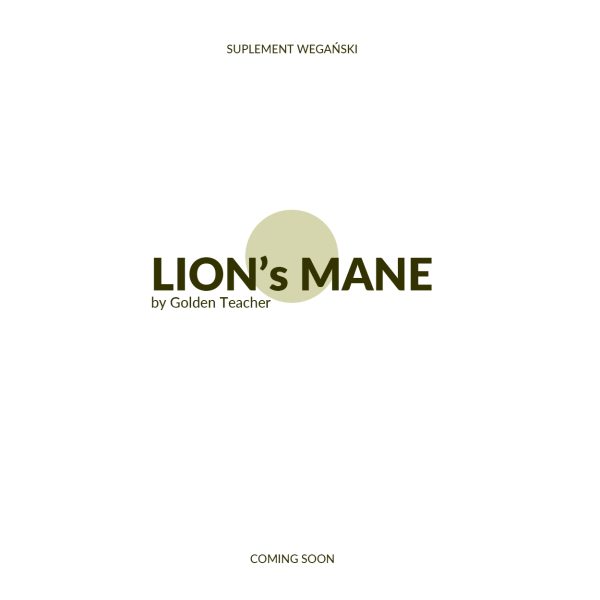 etykieta wstępna lion's mane - soplówka jeżowata
